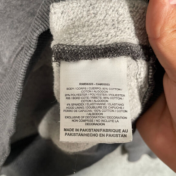 Nike Sportswear Hoodie Mens Small Gray Pullover Hooded Sweatshirt 341572 - Picture 6 of 8